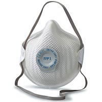 Moldex 2365 FFP1V Nr D Valved Mask, White, Pack of 20