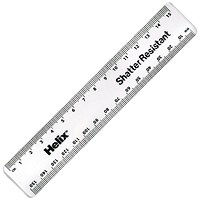 Maped Shatterproof Rulers 15cm Clear (Pack of 50)