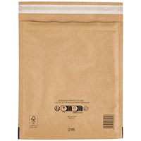 Sealed Air Bubble Lined Postal Bag, E2 220x260mm, Gold, Pack of 100