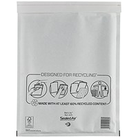 Mail Lite Bubble Lined Postal Bag, White, 270x360mm, Pack of 50