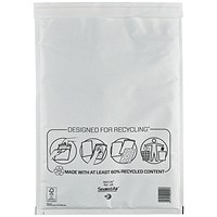 Mail Lite Bubble Postal Bag, J/6 300x440mm, White, Pack of 50