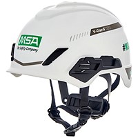 MSA V-Gard H1 Tri-Vented Helmet, White