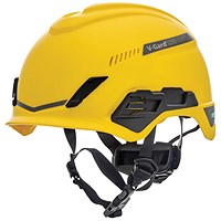 MSA V-Gard H1 Tri-Vented Helmet, Yellow