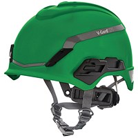 MSA V-Gard H1 Non Vented Helmet, Green