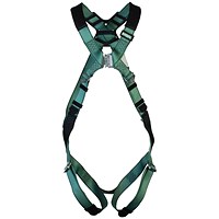 MSA V-Form Back D-Ring Qwik-Fit Harness, Standard MSA V-Form Back D-Ring Qwik-Fit Harness, Standard