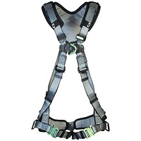 MSA V-Fit Back/Chest D-Ring Bayonet Harness, XS