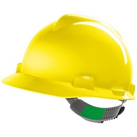MSA V-Gard Safety Helmet, Yellow