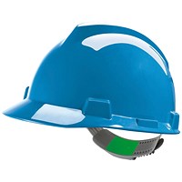 MSA V-Gard Safety Helmet, Blue