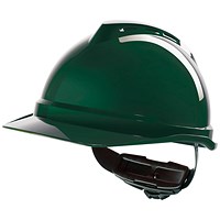 MSA V-Gard 500 Vented Safety Helmet, Green MSA V-Gard 500 Vented Safety Helmet, Green