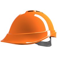 MSA V-Gard 200 Vented Safety Helmet, Orange