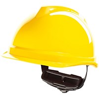 MSA V-Gard 520 Peakless Safety Helmet, Yellow MSA V-Gard 520 Peakless Safety Helmet, Yellow