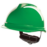 MSA V-Gard 520 Peakless Safety Helmet, Green MSA V-Gard 520 Peakless Safety Helmet, Green