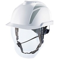 MSA V-Gard 950 Electrician Helmet Set, White & Grey