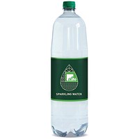 MyCafe Sparkling Water, Plastic Bottles, 1.5 Litres, Pack of 12
