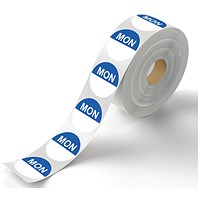 MyCafe Day of Week Food Rotation Label Monday Pack of 3500 MYC10609