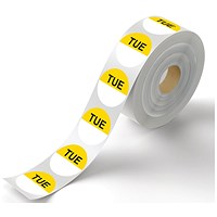 MyCafe Day of Week Food Rotation Label Tuesday Pack of 3500 MYC10610