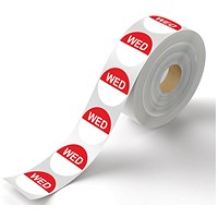 MyCafe Day of Week Food Rotation Label Wednesday Pack of 3500 MYC10611