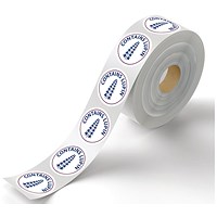 MyCafe Food Label Contains Lupin Removable Pack of 1000 MYC10616