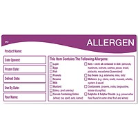 MyCafe Use By Shelf Life Allergen Label 51x101mm Pack of 1000 MYC10628