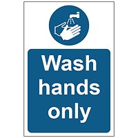 MyCafe Wash Hands Sign Self Adhesive Vnl 200x300