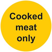 MyCafe Cooked Meat Sign Self Adhesive Vnl 100x100