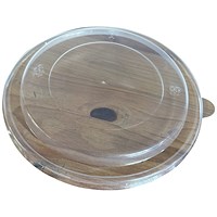 MyCafe Round rPet Lid for 1300ml Bowls Pack of 300