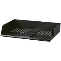 Avery System Wide Entry Letter Tray, Black