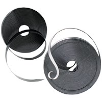 Nobo Magnetic Adhesive Tape, 10mmx10m, Black