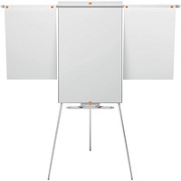 Nobo Tripod Easel, Nano Clean Drywipe, Magnetic, Extendable Display Arms Nobo Tripod Easel, Nano Clean Drywipe, Magnetic, Extendable Display Arms