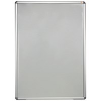 Nobo Premium Plus Poster Frame Sign Holder with Snap Frame, A0, Silver