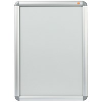 Nobo Premium Plus Poster Frame Sign Holder with Snap Frame, A2, Silver