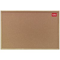 Nobo Classic Cork Noticeboard 900x600mm