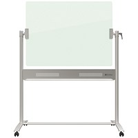 Nobo Diamond Glass Board, Mobile, W1200xH900mm