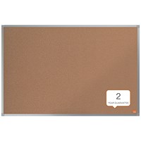 Nobo Essence Cork Notice Board, 900 x 600mm, Aluminium Frame