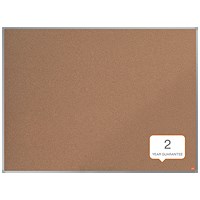 Nobo Essence Cork Notice Board, 1200 x 900mm, Aluminium Frame