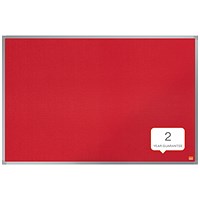 Nobo Essence Felt Notice Board 900 x 600mm Red