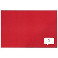 Nobo Essence Felt Notice Board, 1800x1200mm, Red