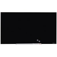 Nobo Diamond Glass Board, Magnetic, W1000xH560mm, Black Nobo Diamond Glass Board, Magnetic, W1000xH560mm, Black
