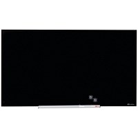 Nobo Impression Pro Glass Magnetic Whiteboard, 1260x710mm, Black