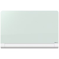 Nobo Impression Pro Glass Magnetic Whiteboard Concealed Pen Tray 1260x710mm White