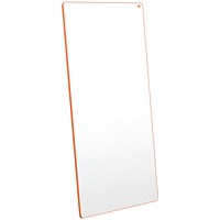 Nobo Move and Meet System Portable Whiteboard, Orange Trim, 1800x900mm