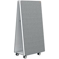 Nobo Move and Meet Whiteboard/Noticeboard Collaboration System with Base
