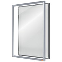 Nobo A3 Poster Frame Anodised Clip Wall Mountable Silver