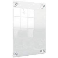 Nobo Acrylic Wall Mounted Repositionable Poster Frame, A4, Clear