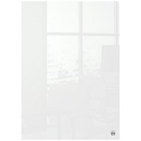 Nobo Transparent Acrylic Mini Desktop Notepad Whiteboard, Frameless, A4