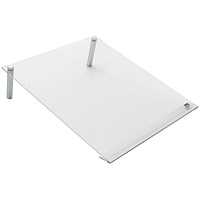 Nobo A4 Transparent Acrylic Mini Whiteboard Slanted Desktop