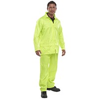 Beeswift Nylon B-Dri Weatherproof Suit, Saturn Yellow, XL