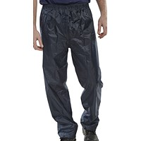 Beeswift Nylon B-Dri Trousers, Navy Blue, 2XL