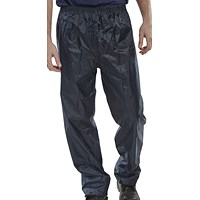 Beeswift Nylon B-Dri Trousers, Navy Blue, 3XL