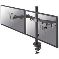 Neomounts By Newstar Deskclamped Dual Monitor Arm, Adjustable Height and Tilt, Black